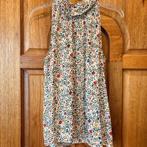 Ann Taylor Factory Floral Sleeveless Top